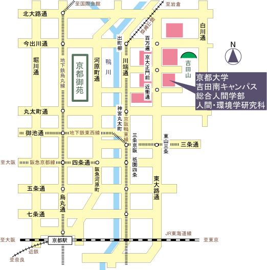 京都市内マップ